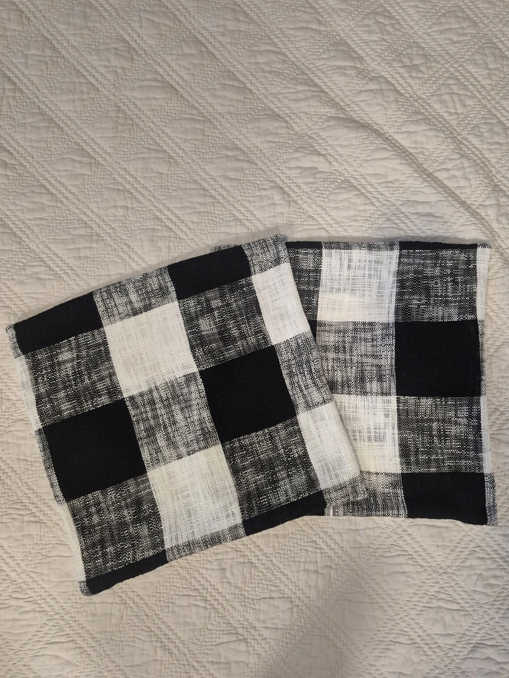 Buffalo Check Throw Pillow Covers 2 PC Set
